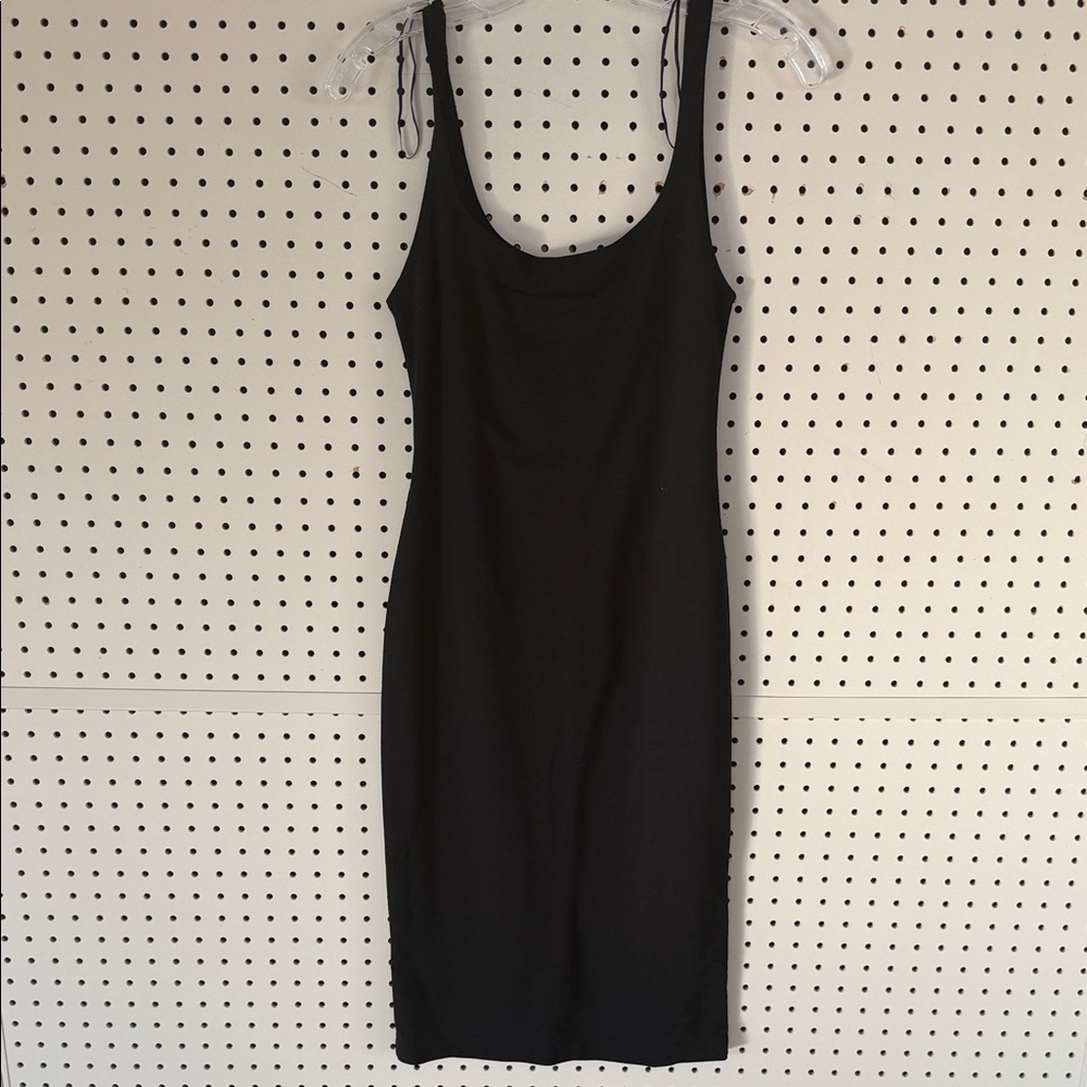 Elegant Black High Low Dress